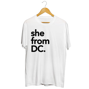 She from DC.